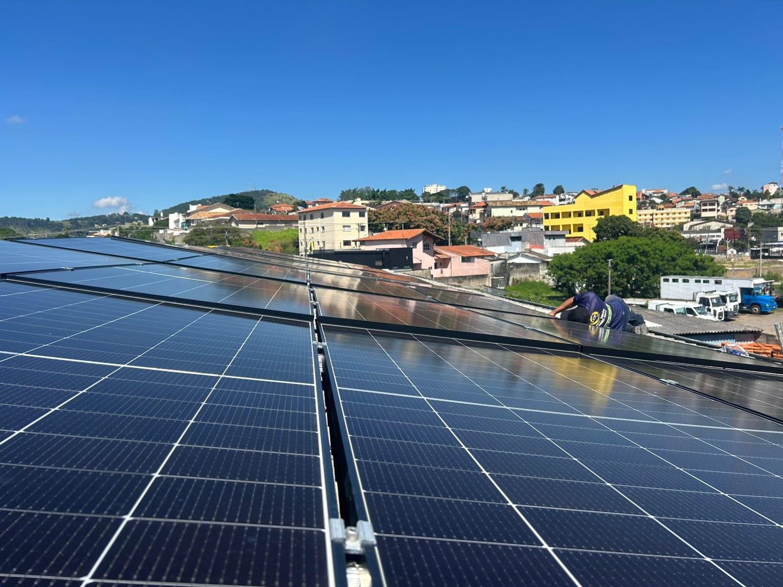 Instalação de placas solares